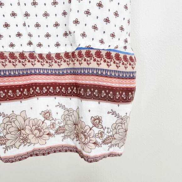 O'Neill XS Boho Printed Camisole Tank Top White - Picture 5 of 8
